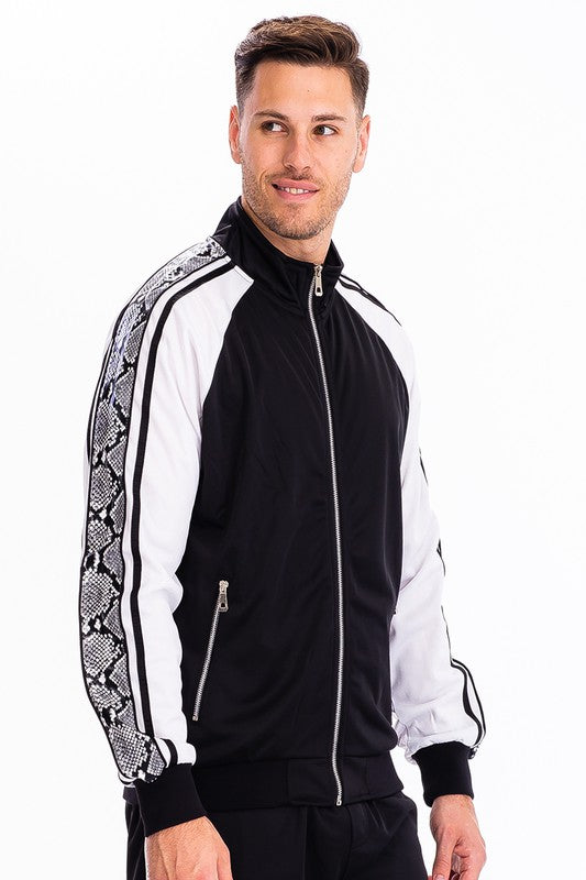 Snake Print Track Suit