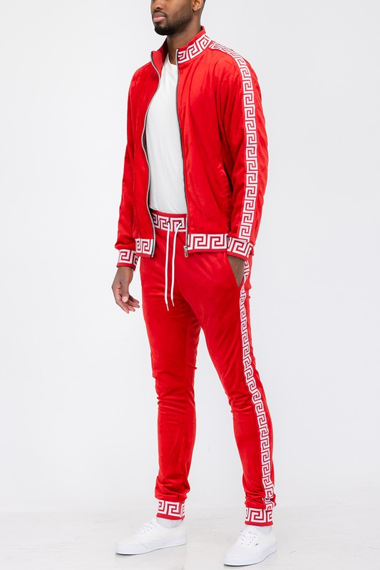 Track Set Velour Sweatsuit