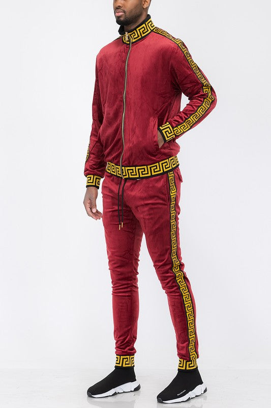 Track Set Velour Sweatsuit