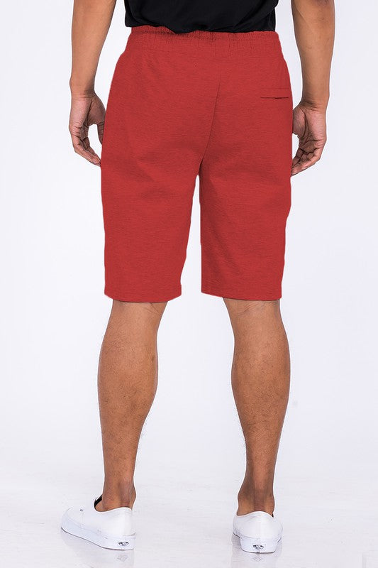 COTTON BLEND LOUNGE SWEAT SHORTS